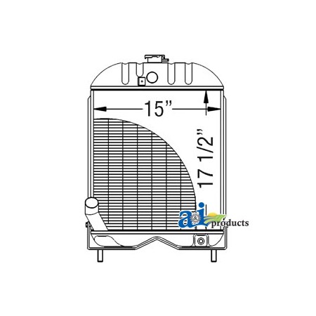 A & I Products Radiator 29" x20" x9" A-894319M92